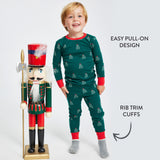 Organic Cotton Holiday Matching Family Pajamas, A Pine Holiday