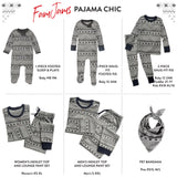 Organic Cotton Holiday Matching Family Pajamas, Pajama Chic