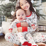 Organic Cotton Holiday Matching Family Pajamas, Jumbo Fair Isle