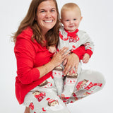 Organic Cotton Holiday Matching Family Pajamas, Hedgehog & Cocoa