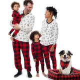 Organic Cotton Holiday Matching Family Pajamas, Holiday Tartan