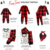 Organic Cotton Holiday Matching Family Pajamas, Holiday Tartan