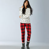 Organic Cotton Holiday Matching Family Pajamas, Holiday Tartan