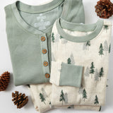 Organic Cotton Holiday Matching Family Pajamas, Into the Woods