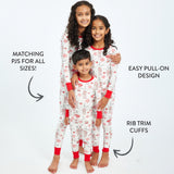 Organic Cotton Holiday Matching Family Pajamas, Moose & Mugs