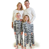 Organic Cotton Holiday Matching Family Pajamas, Night Pine