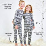 Organic Cotton Holiday Matching Family Pajamas, Night Pine