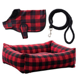 Holiday Matching Family Pajamas Holiday Tartan Pet Gift Set, Holiday Tartan