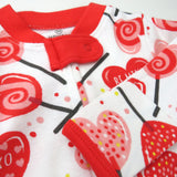 Organic Cotton Celebration Pajamas, Lolly Love