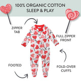 Organic Cotton Celebration Pajamas, Lolly Love