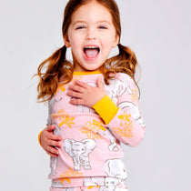 Organic Cotton Girls Pajamas For Babies & Toddlers, Elephant